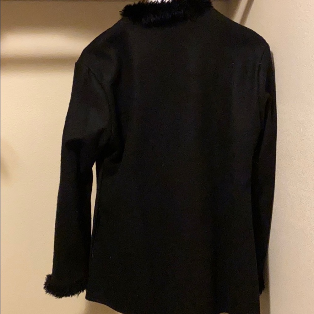 Black Wool Jacket - image 8